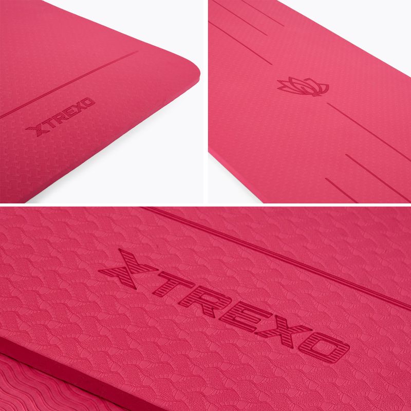 Podložka na cvičení TREXO TXO-B4Z002-PK 6 mm pink 3