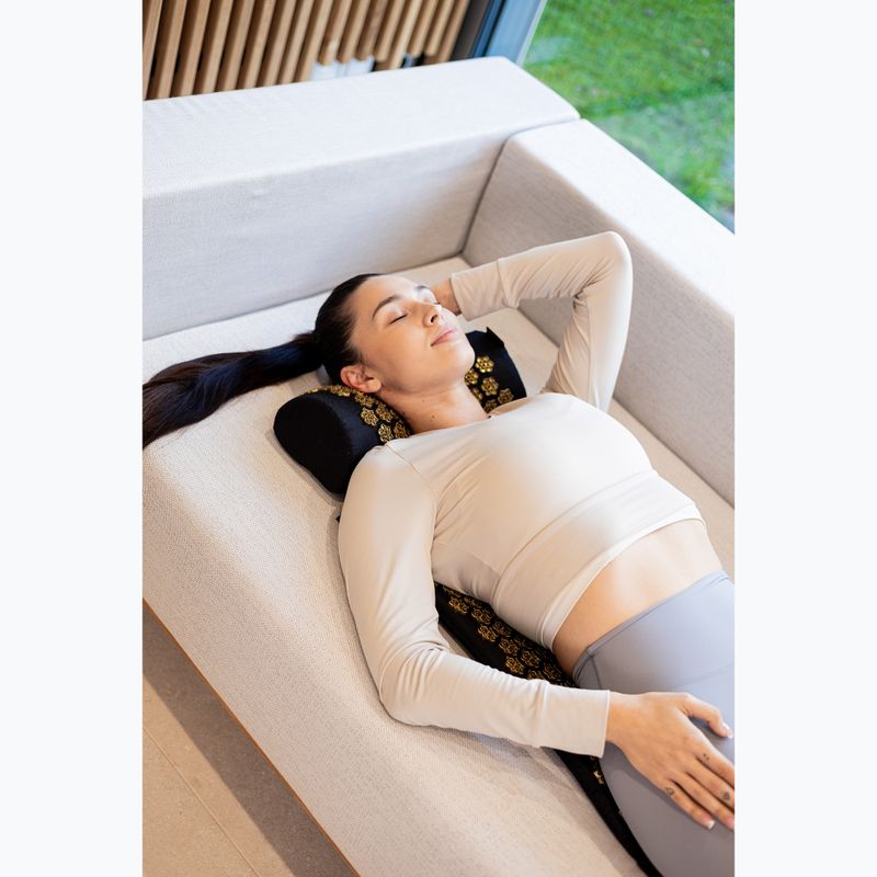 Akupresurní podložka XTREXO s polštářkem TXO-B4Z004-BK black 4