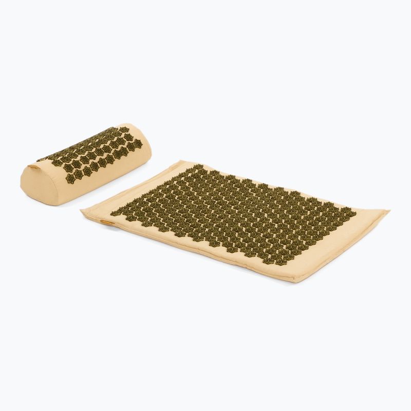 Akupresurní podložka XTREXO s polštářkem TXO-B4Z004-BZ brown