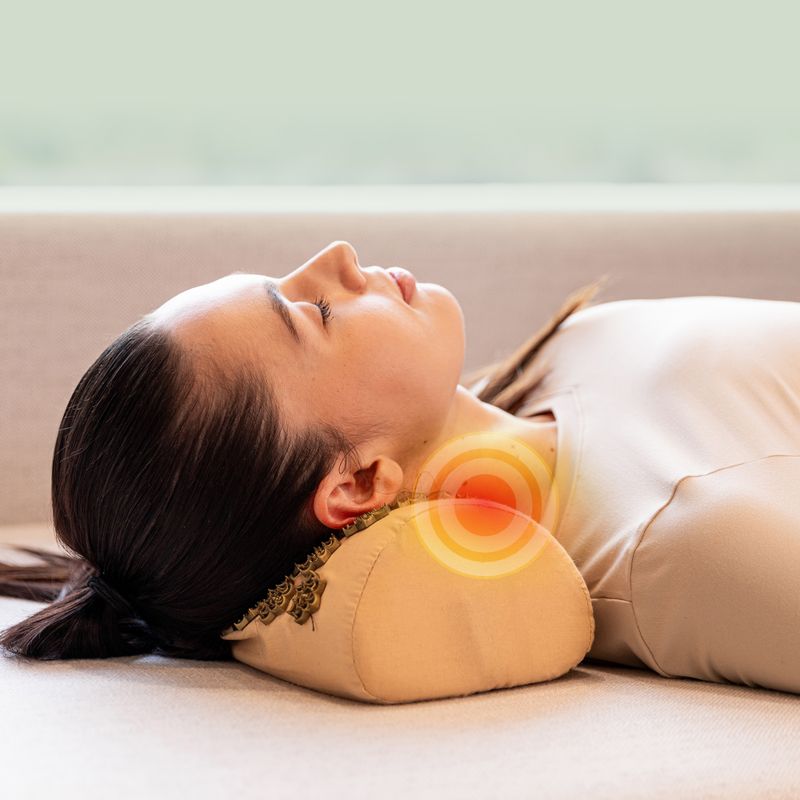 Akupresurní podložka XTREXO s polštářkem TXO-B4Z004-BZ brown 9