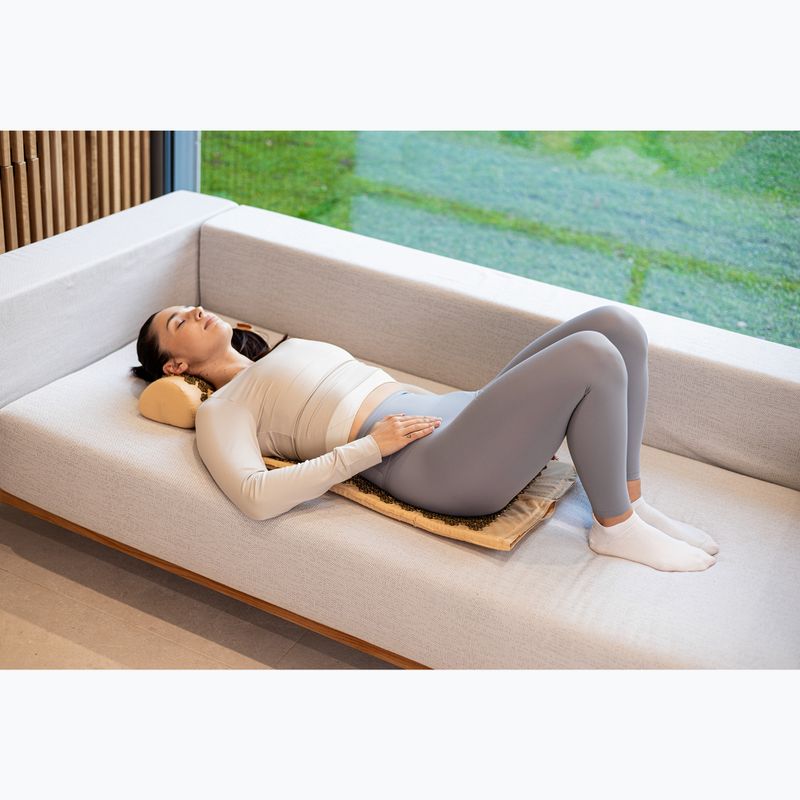 Akupresurní podložka XTREXO s polštářkem TXO-B4Z004-BZ brown 4