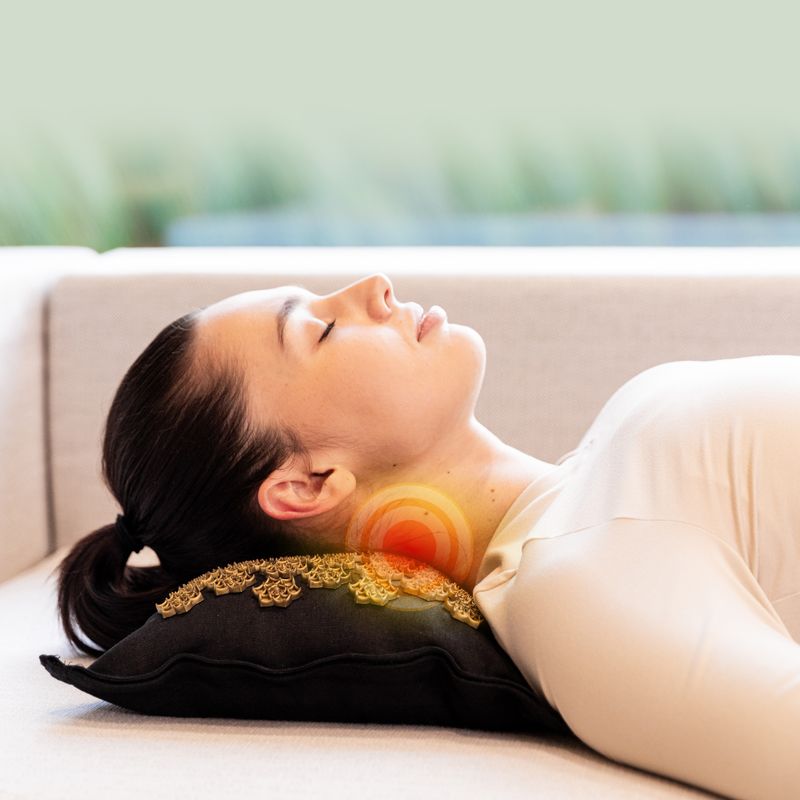 Akupresurní podložka XTREXO ECO s polštářkem TXO-B4Z006-BK black 10