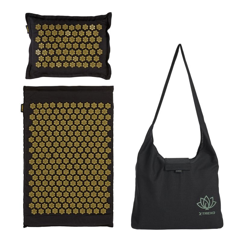 Akupresurní podložka XTREXO ECO s polštářkem TXO-B4Z006-BK black 15