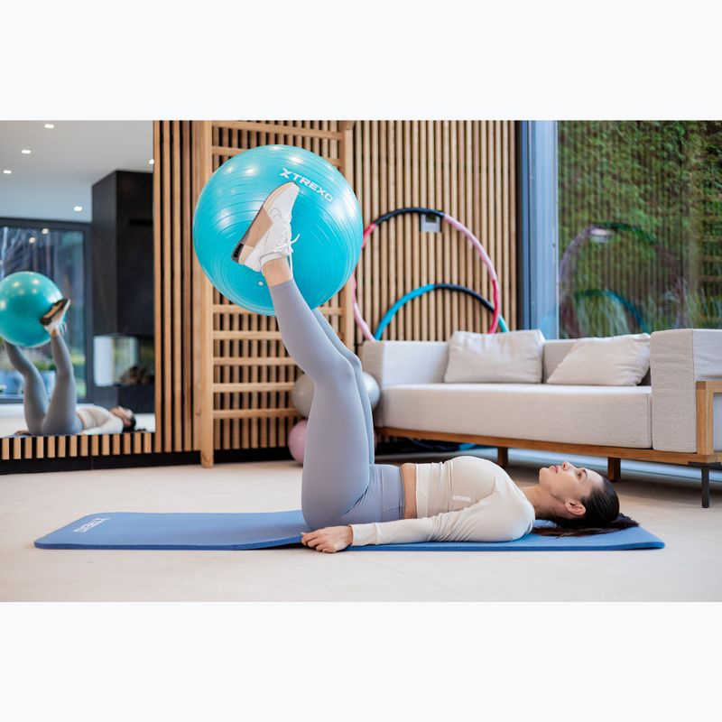 Gymnastický míč XTREXO TXO-B4Z007-GN 55 cm turquise 4