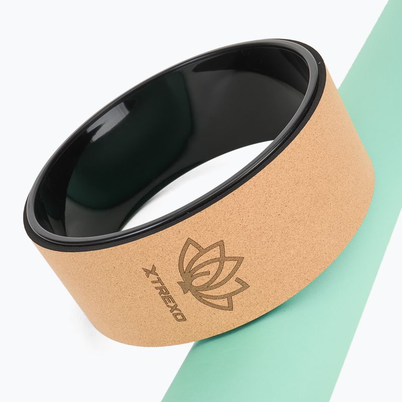 Kruh na jógu XTREXO korkový  TXO-B4Z023-NC natural  5