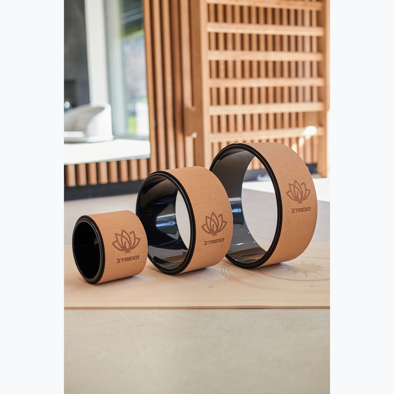 Kruh na jógu XTREXO korkový TXO-B4Z025-NC natural 3