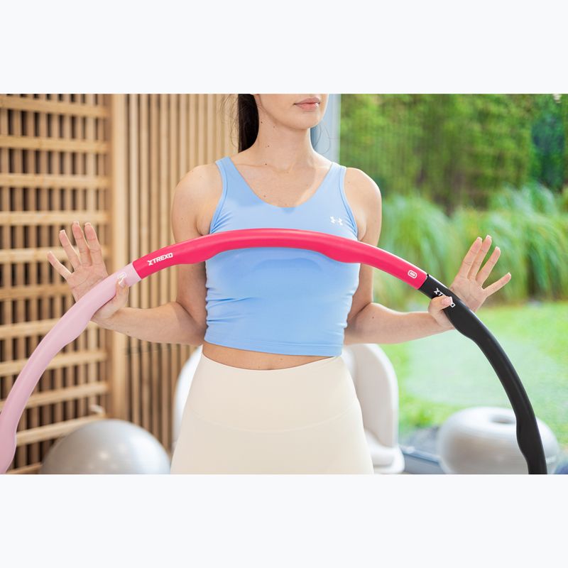 Masážní obruš hula hoop XTREXO TXO-B4Z035-PK pink 6