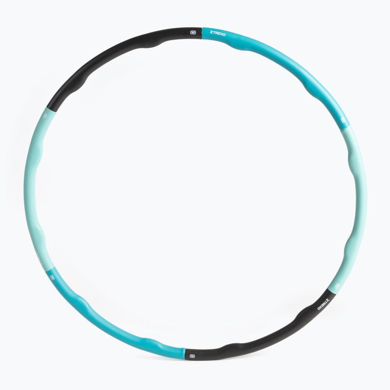 Masážní obruč hula hoop XTREXO TXO-B4Z035-GN turquise