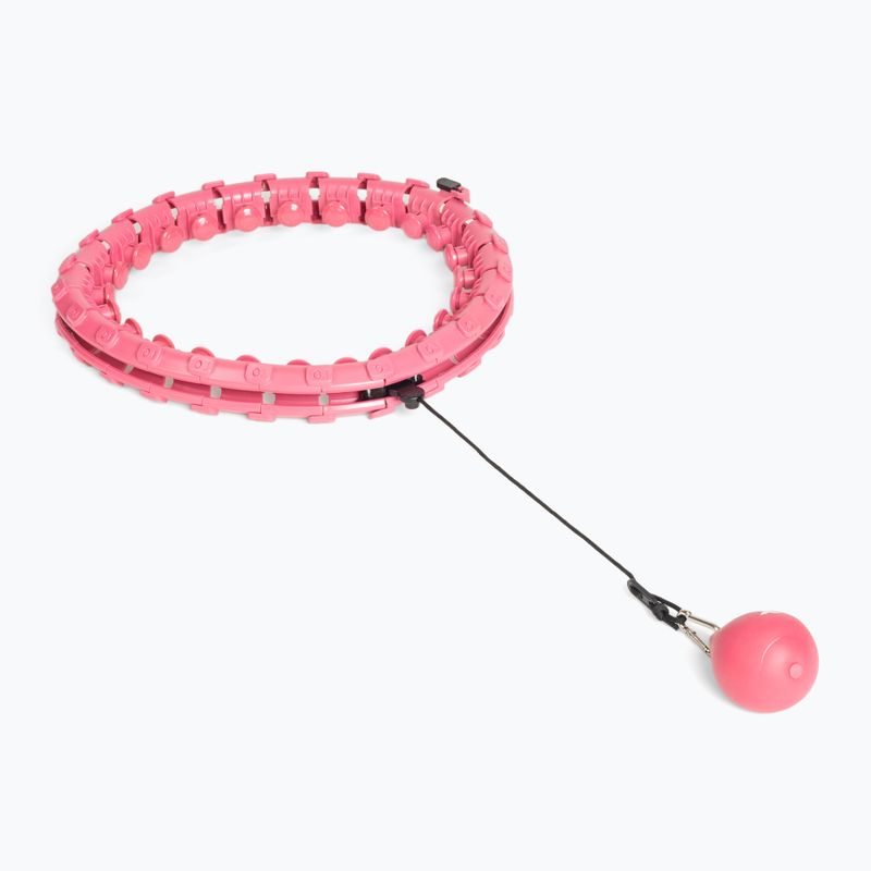 Obruč hula hoop se zátěží  XTREXO TXO-B4Z036-PK pink 8