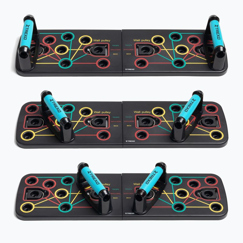 Multifunkční plošina s úchyty a expandérem XTREXO skládací TXO-B4Z045-BK black 3