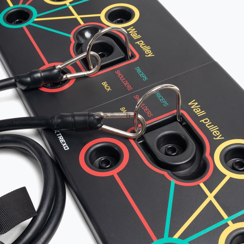 Multifunkční plošina s úchyty a expandérem XTREXO skládací TXO-B4Z045-BK black 14