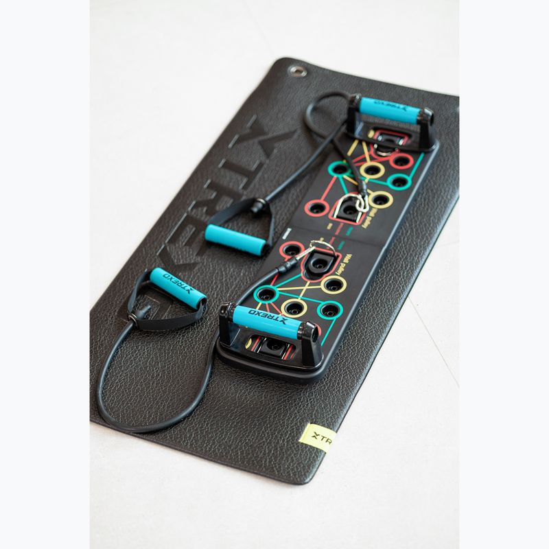 Multifunkční plošina s úchyty a expandérem XTREXO skládací TXO-B4Z045-BK black 11