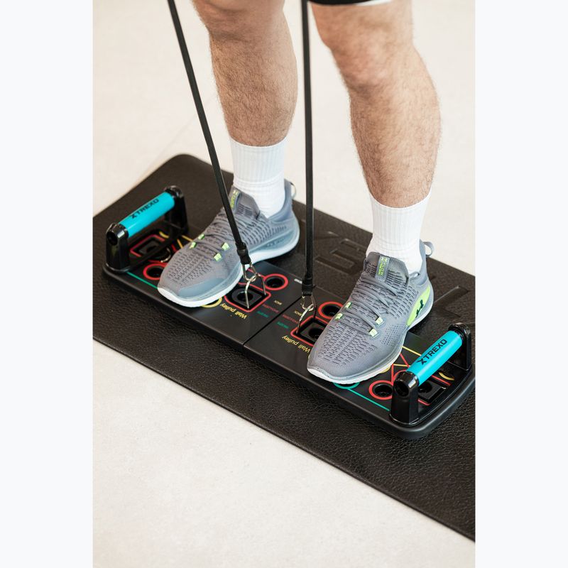 Multifunkční plošina s úchyty a expandérem XTREXO skládací TXO-B4Z045-BK black 10