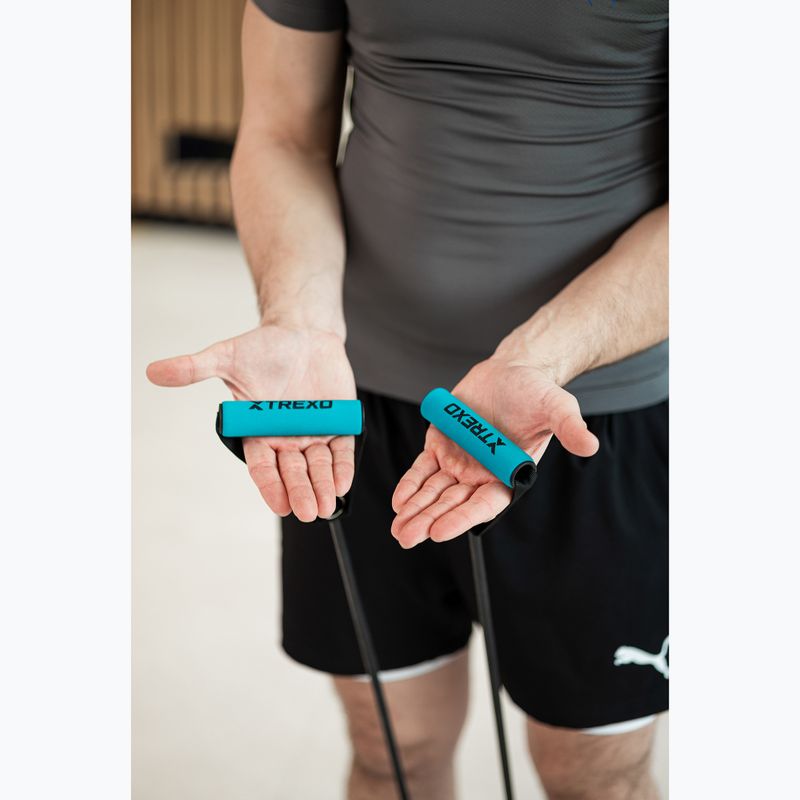 Multifunkční plošina s úchyty a expandérem XTREXO skládací TXO-B4Z045-BK black 8