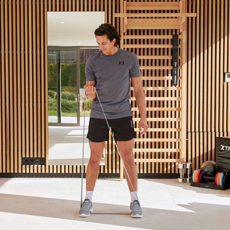 Posilovací páska XTREXO TXO-B4Z071-GY 9-11 kg grey 5