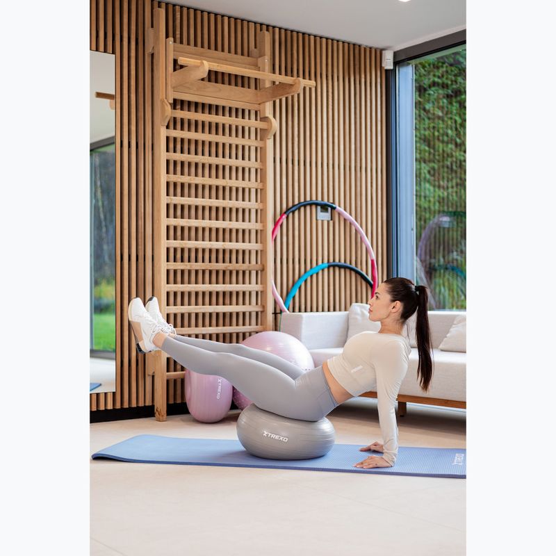 Gymnastický míč XTREXO Donut TXO-B4Z073-GY 50 cm grey 3