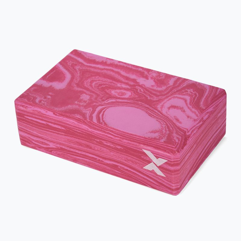 Kostka na jógu TREXO TXO-B4Z076-PK pink