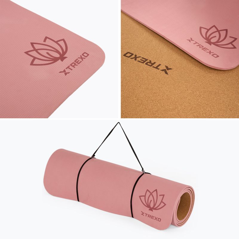 Podložka na jóguXTREXO korková TXO-B4Z083-NC 6 mm natural 6