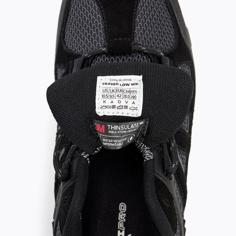 Pánské trekingové boty KADVA Traver Low WaterProof černé 12