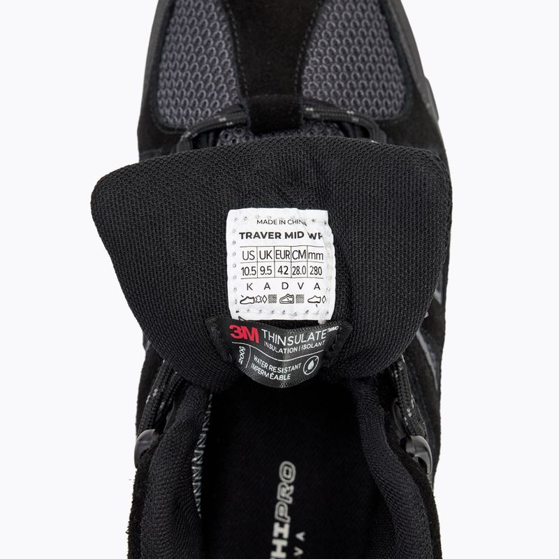 Pánské trekingové boty KADVA Traver Mid WaterProof černé 11