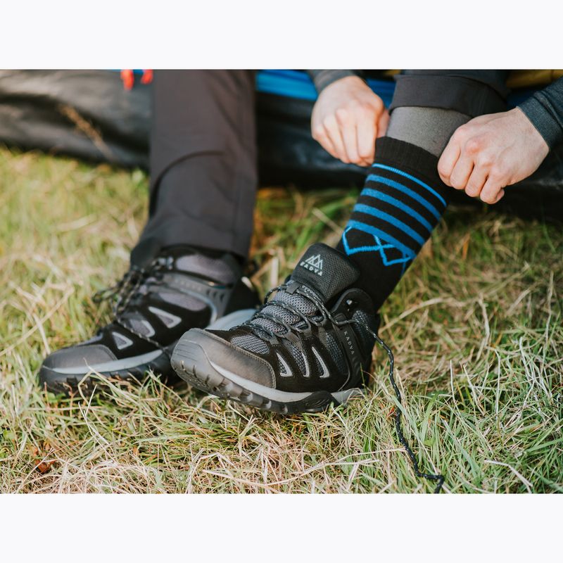 Pánské trekingové boty KADVA Traver Mid WaterProof černé 14