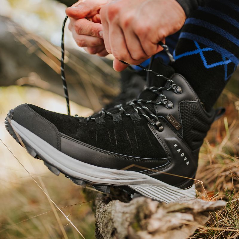 Pánské trekingové boty KADVA Ascent Mid WaterProof černé 4