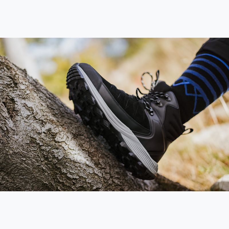 Pánské trekingové boty KADVA Ascent Mid WaterProof černé 9