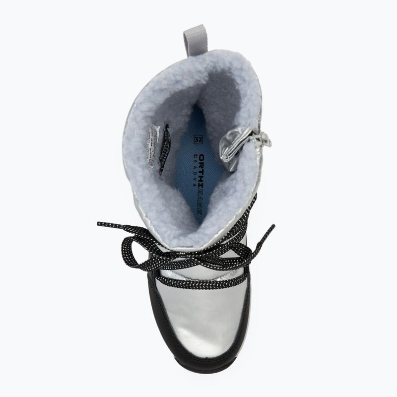 Dětské sněhule KADVA Haven WaterProof Jrg 3M Thinsulate stříbrné 8
