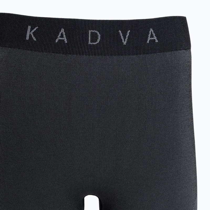 Komplet dámského termoregulačního prádla KADVA Streif W Set bezešvý černý 21