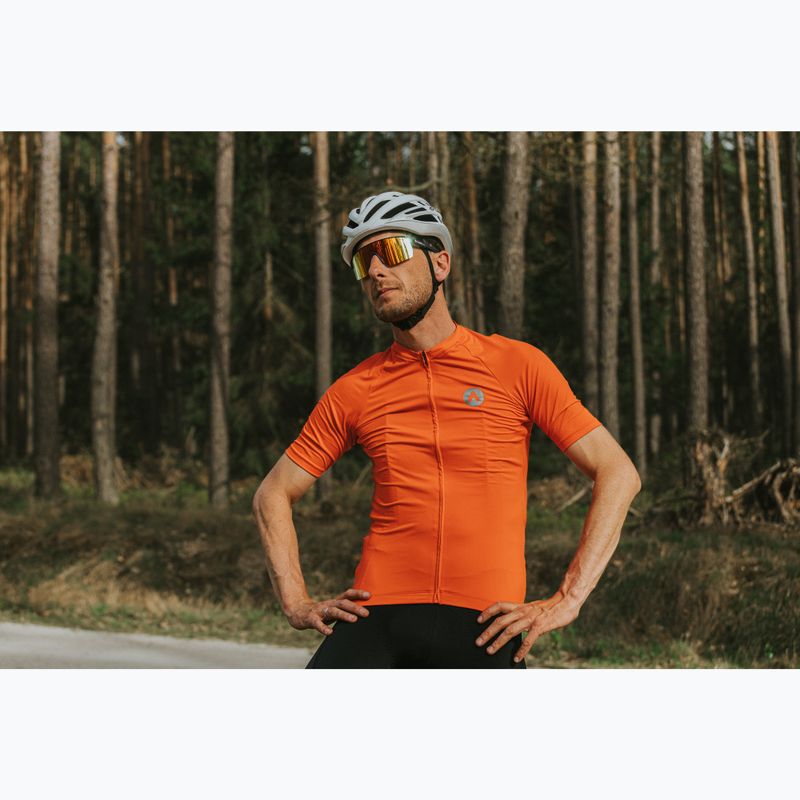 Pánský cyklistický dres ATTABO Setvi orange 9