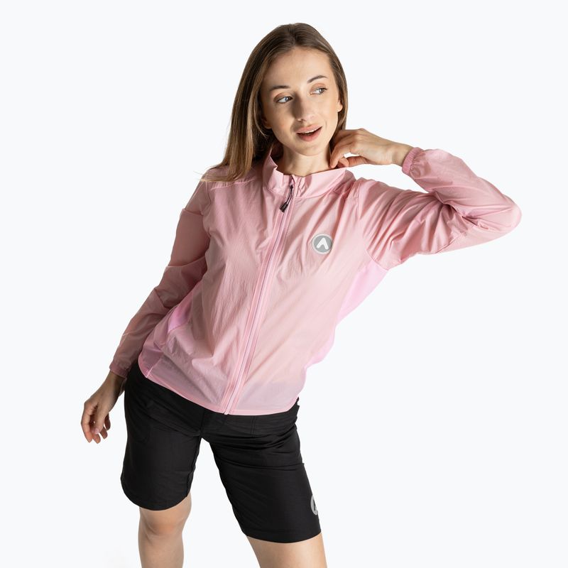 Dámská cyklistická větrovka ATTABO Cahayo Jacket Windproof pink 8