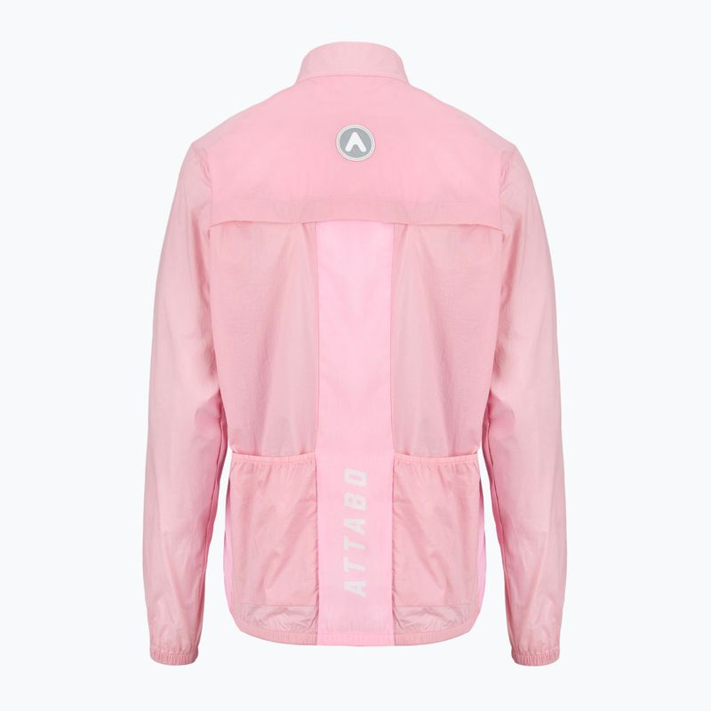 Dámská cyklistická větrovka ATTABO Cahayo Jacket Windproof pink 2