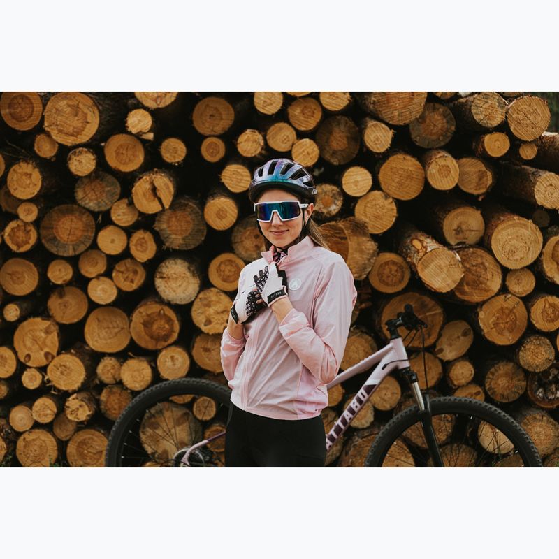 Dámská cyklistická větrovka ATTABO Cahayo Jacket Windproof pink 8