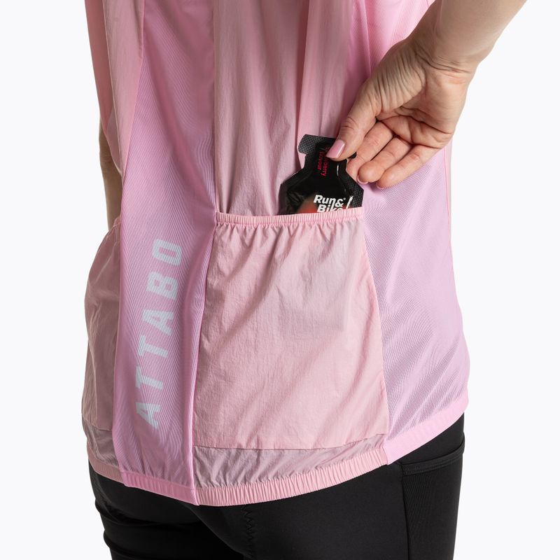 Dámská cyklistická vesta ATTABO Cahayo Vest Windproof pink 5