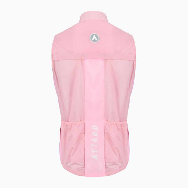 Dámská cyklistická vesta ATTABO Cahayo Vest Windproof pink 2