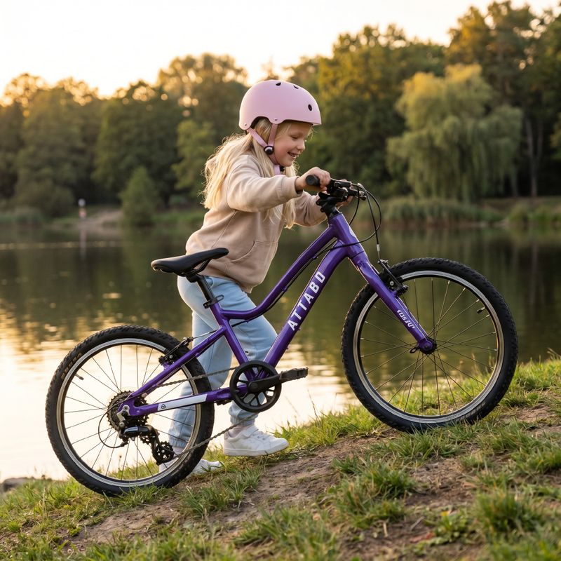 Dětské kolo ATTABO EASE 20" fialové 5