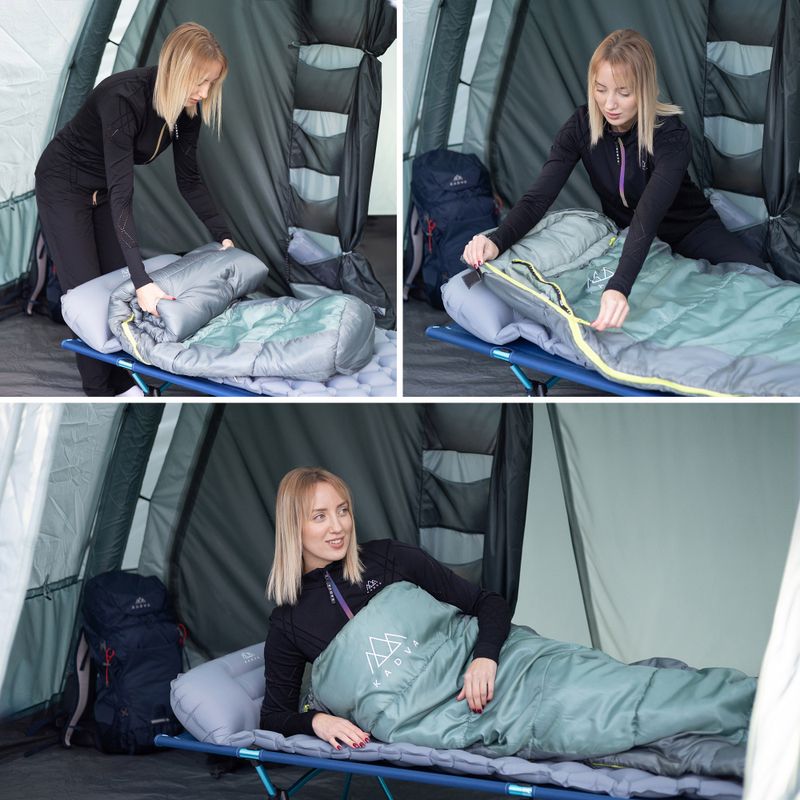 Spací pytel KADVA Faran R pravý zelený 5