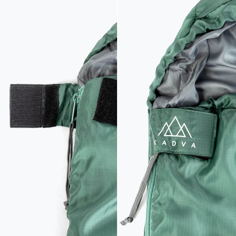 Spací pytel KADVA Mumio R pravý zelený 9