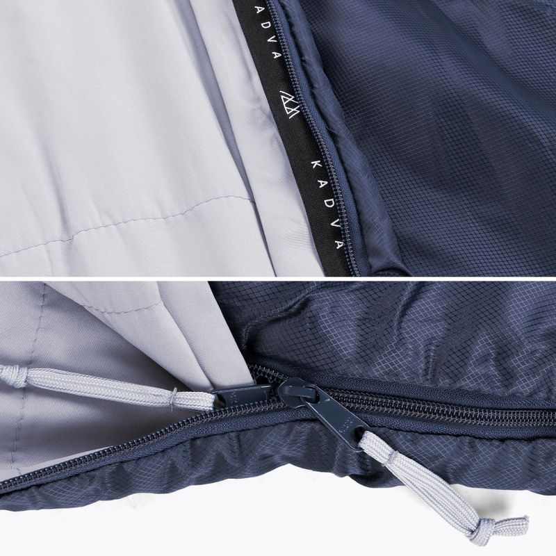 Spací pytel KADVA Light 600 R pravý tmavě modrý 8