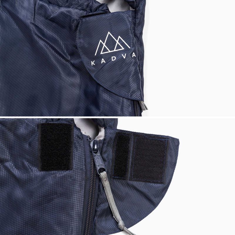 Spací pytel KADVA Light 600 L levý šedý 9