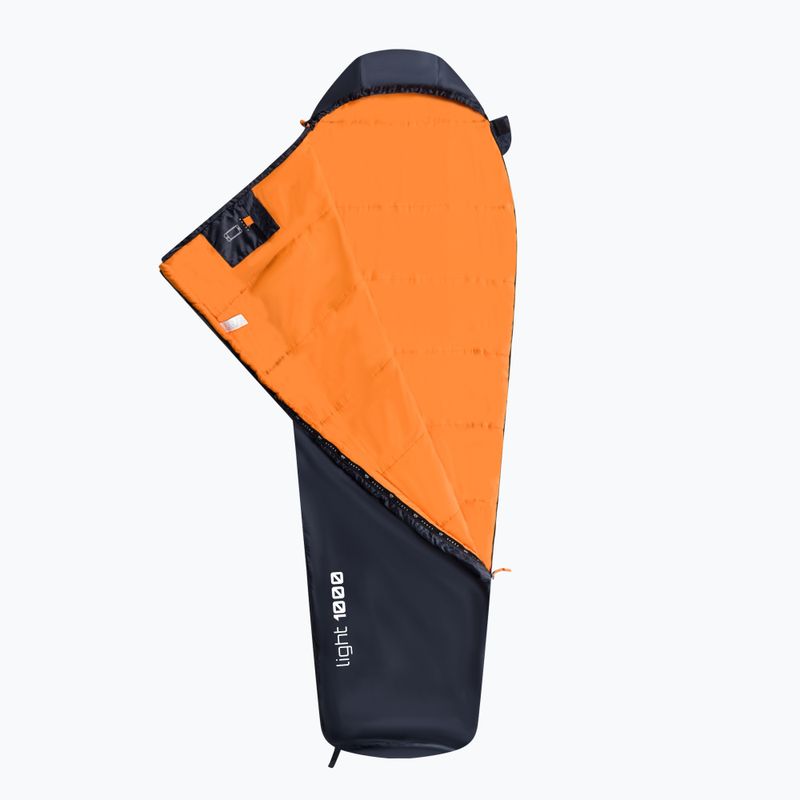 Spací pytel KADVA Light 1000 L levý námořnický modrý 4