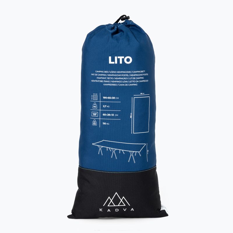 Turistická postel KADVA Lito ultralehká modrá 12