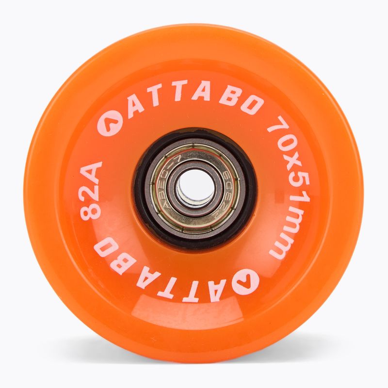 Longboardová kolečka ATTABO 70x51 mm 4 ks orange