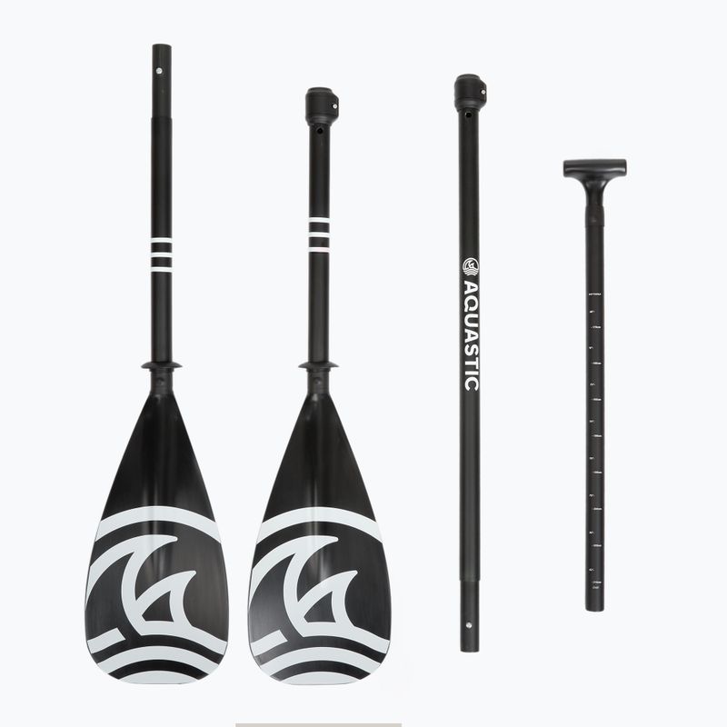 SUP/Kayak 3-dílné pádlo AQUASTIC AQS-SPD004 černé 4