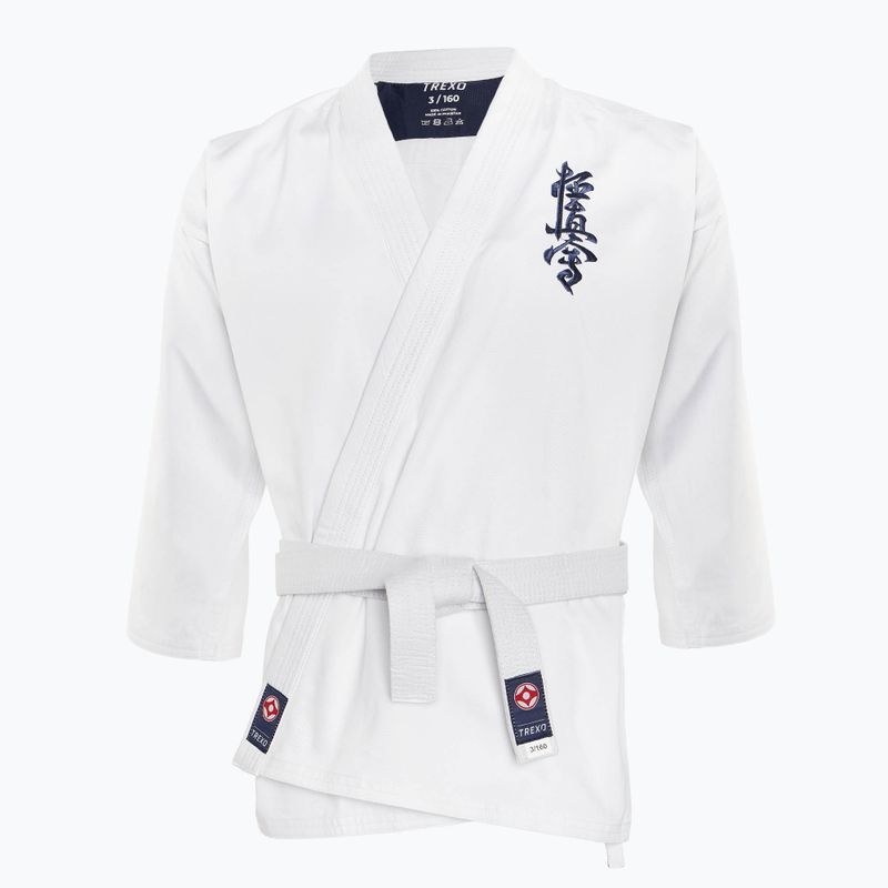 Kimono karate TREXO Kyokushin bílé 10