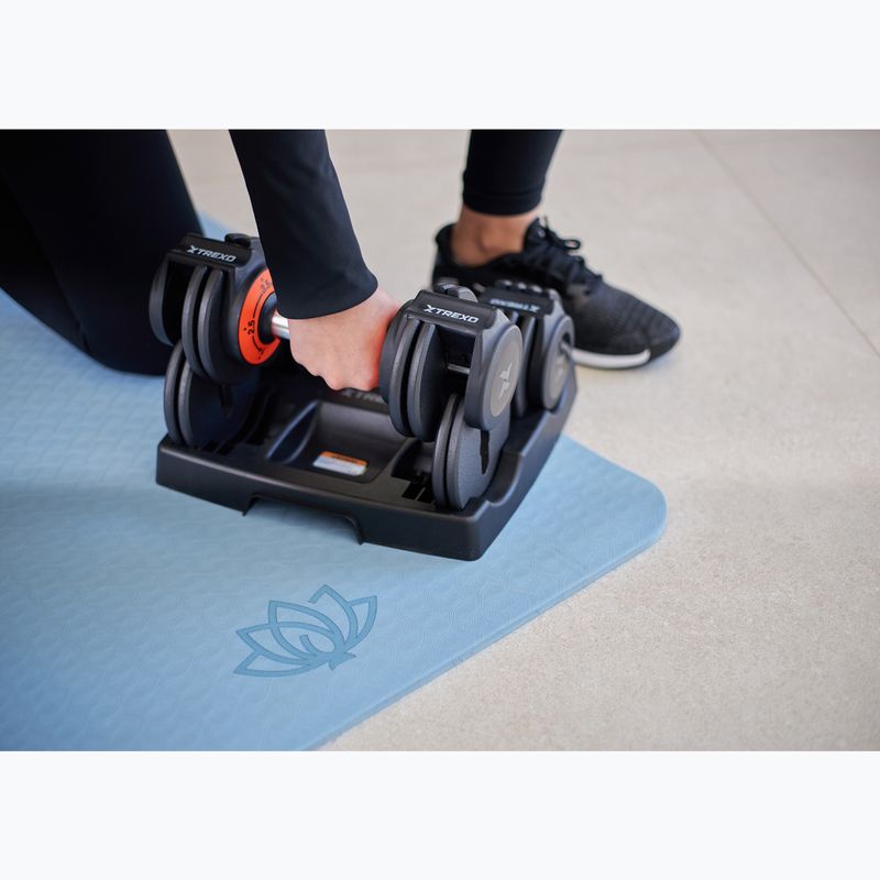 Nastavitelná sada činek XTREXO 2 x 5,75 kg black 9