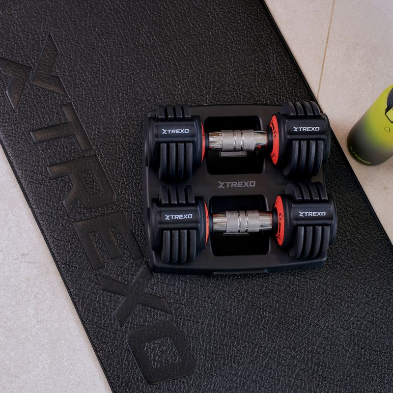 Nastavitelná sada činek TREXO 2 x 5,75 kg black 11