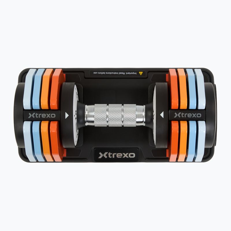 Nastavitelná sada činek XTREXO 2 x 10 kg multicolor 3