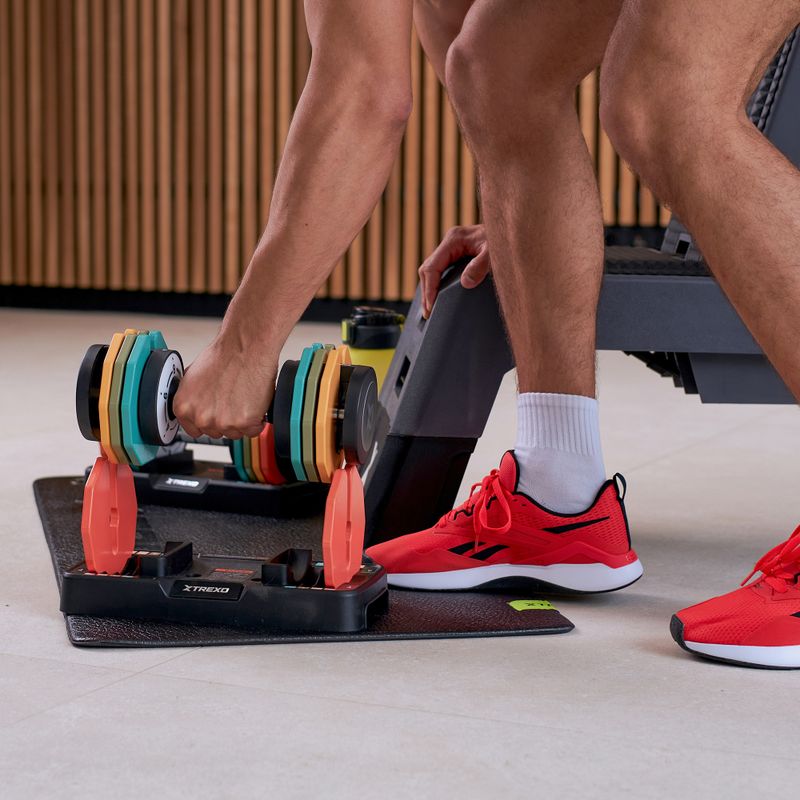 Nastavitelná sada činek XTREXO 2 x 10 kg multicolor 9