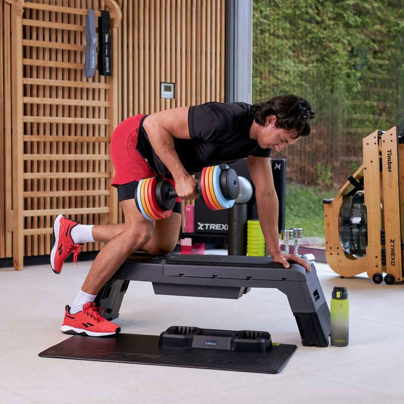 Nakládací činka XTREXO 25 kg multicolor 8